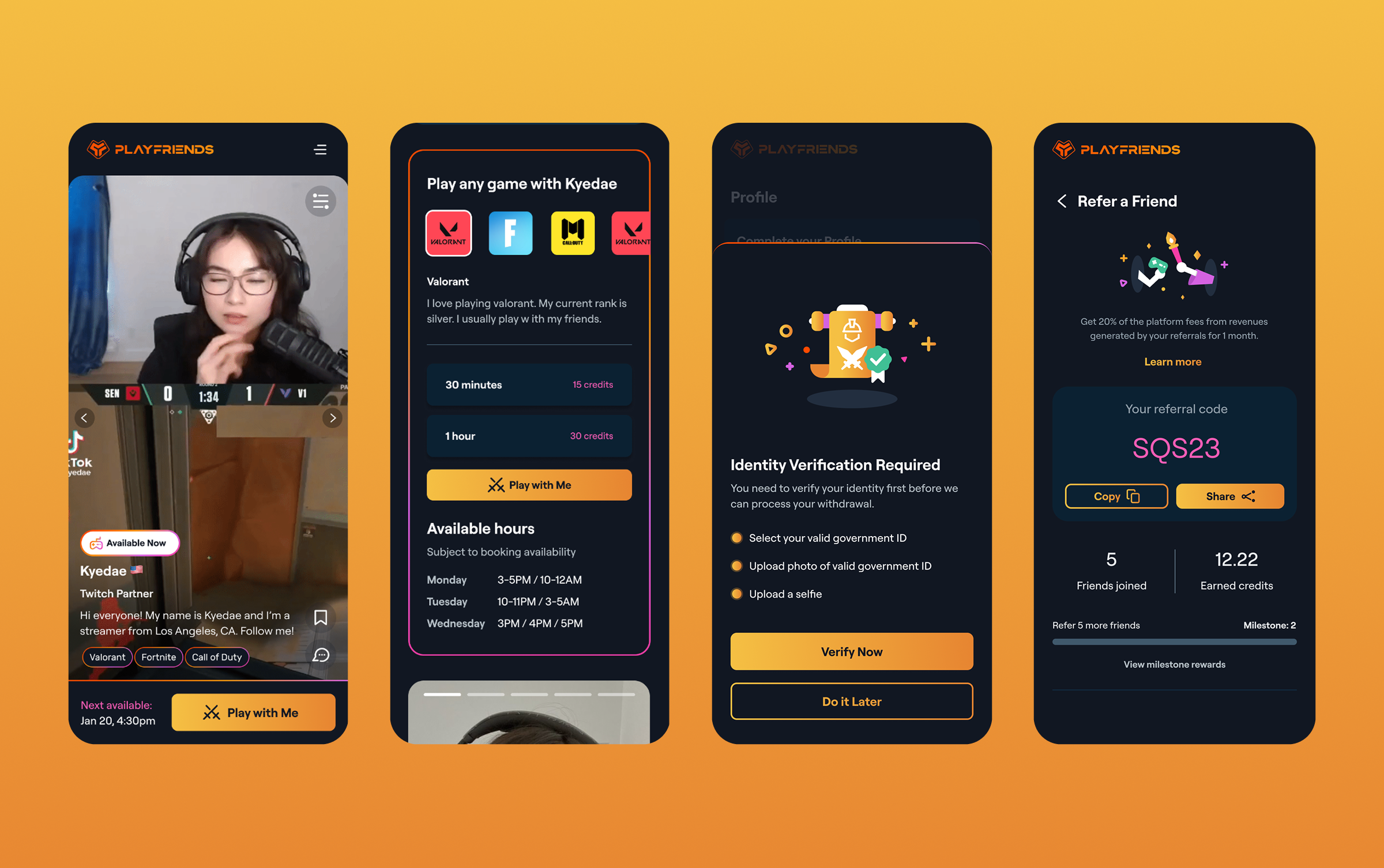 Playfriends mobile project